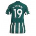 Manchester United Raphael Varane #19 Voetbalkleding Uitshirt Dames 2023-24 Korte Mouwen